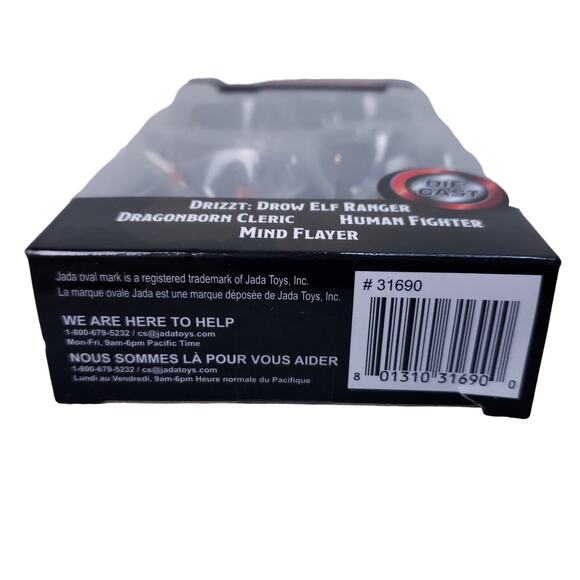 Dungeons & Dragons 4 pcs Die Cast Action Figure Set Jada 2020 #31690 - Picture 3 of 3